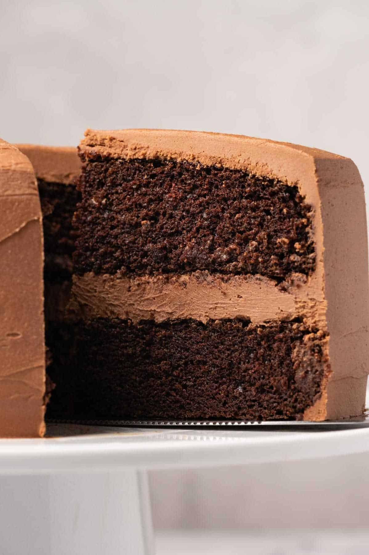  A chocolate cake that's good for your body and soul.