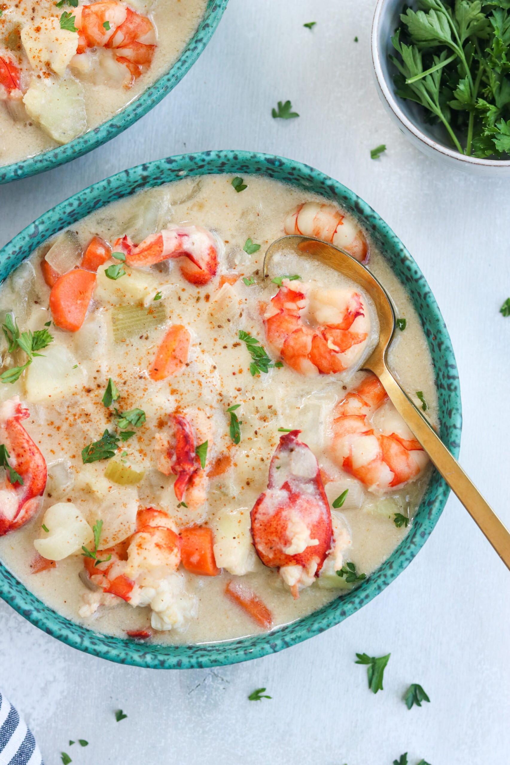  A dairy-free twist on a classic – try our Fish Chowder today!