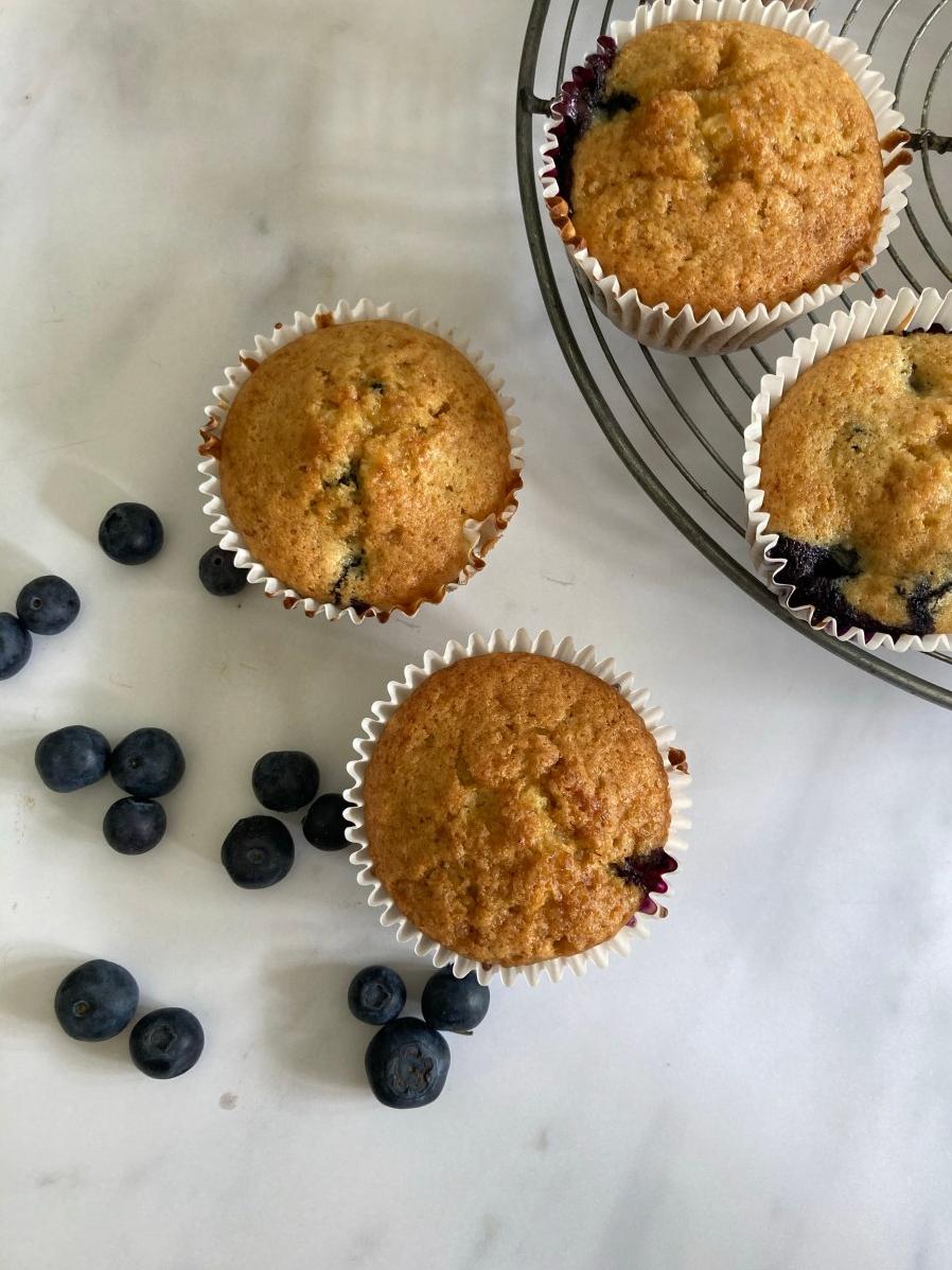  A great way to use up those fresh blueberries before they go bad.