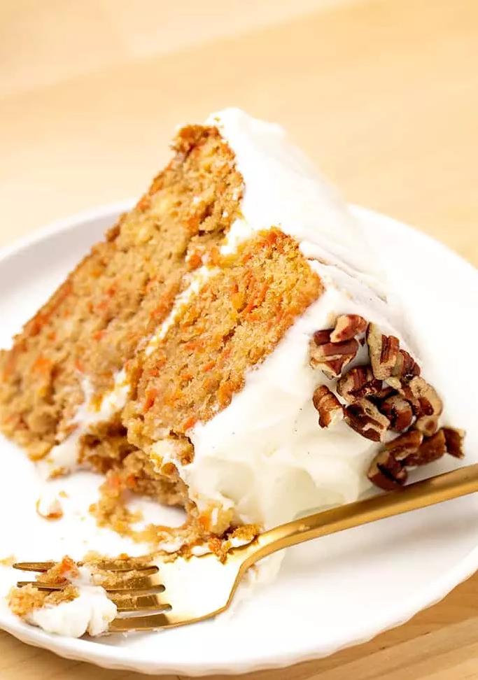  A healthy twist on the classic carrot cake.