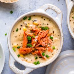  A perfect blend of spices and seasoning make this chowder extra special.