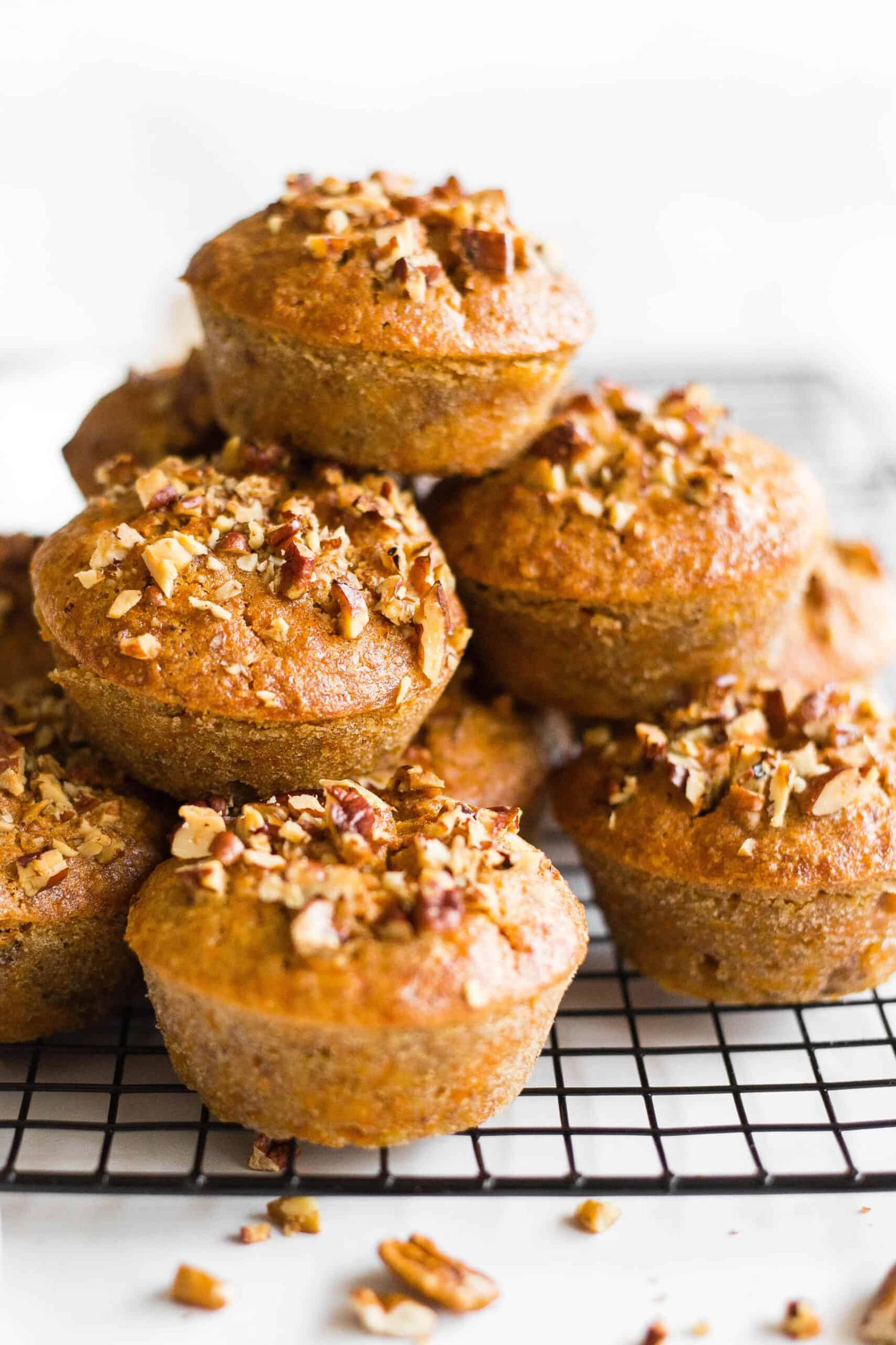  A perfectly moist muffin made with fresh carrots and healthy ingredients!