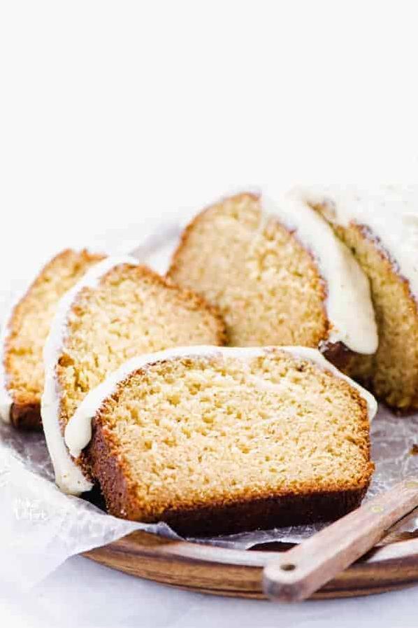  A slice of this gluten-free bread is the perfect accompaniment to a hot beverage on a chilly day.