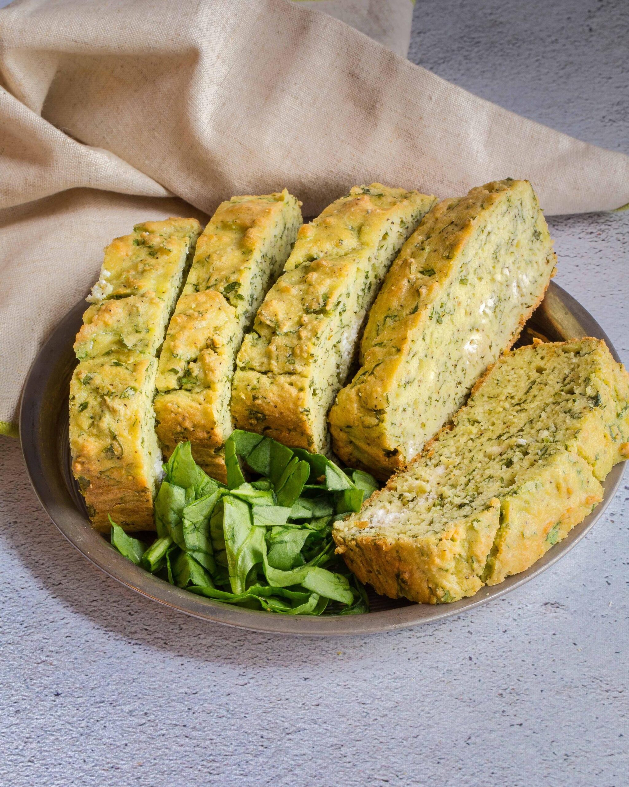  A slice of this homemade spinach bread is like a warm hug on a chilly day.