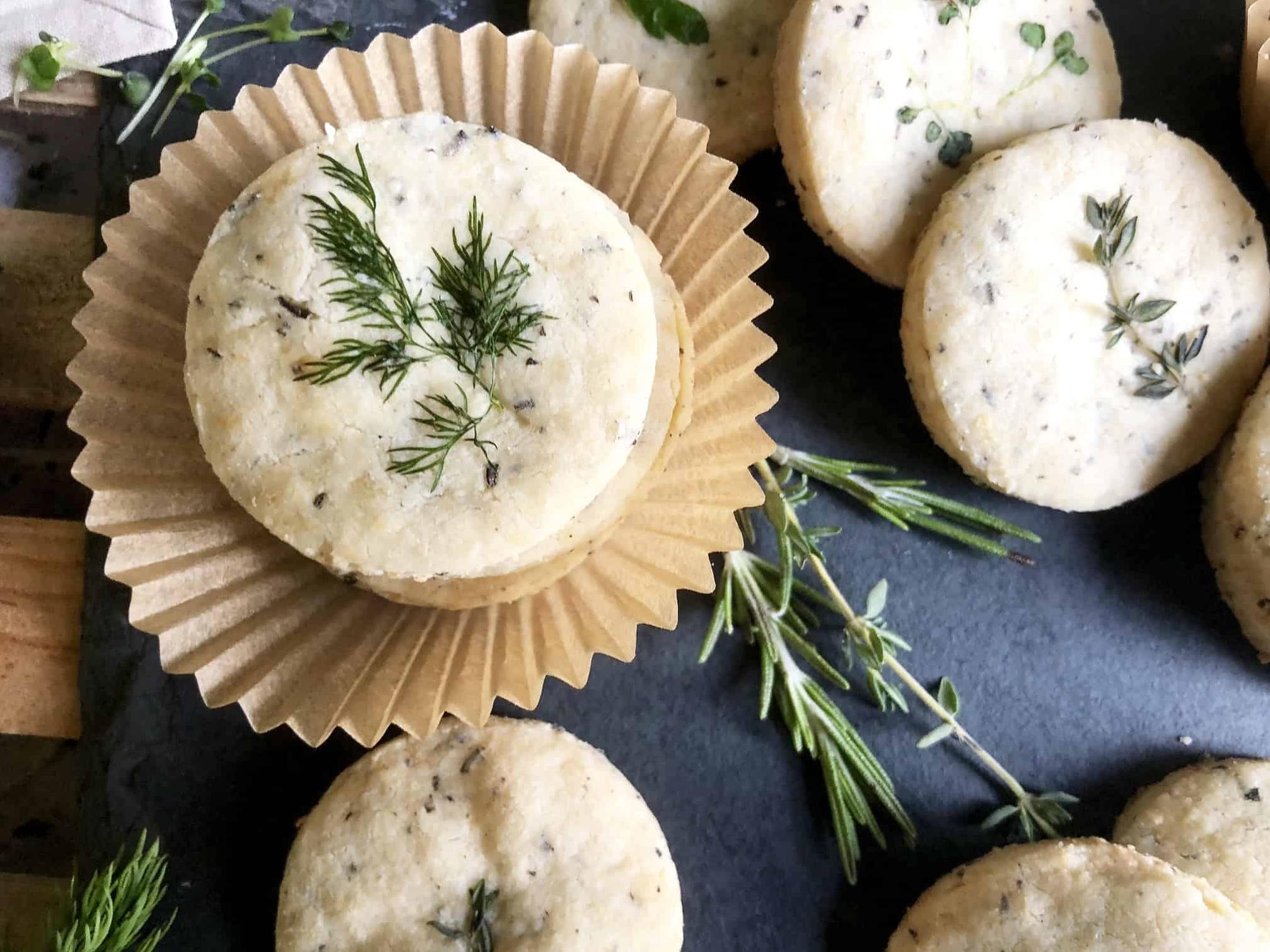  A sprinkle of parmesan and a touch of sage give these crackers a burst of flavor.