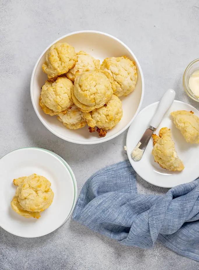  A warm gluten-free biscuit is an excellent way to start the day.