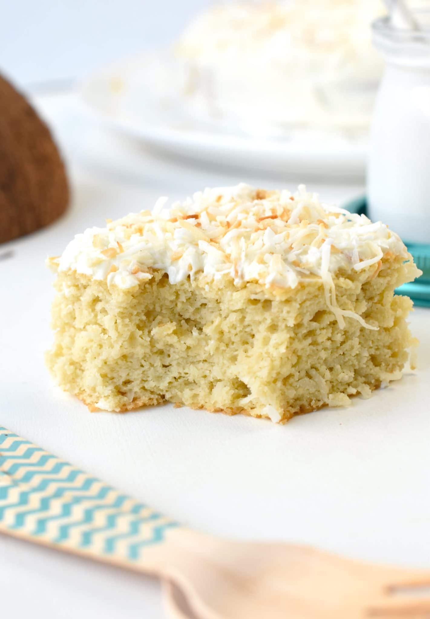  Add a pop of color to your dessert table with this coconut cake