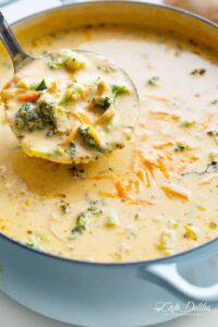 All Natural Vegetable Cheese Soup