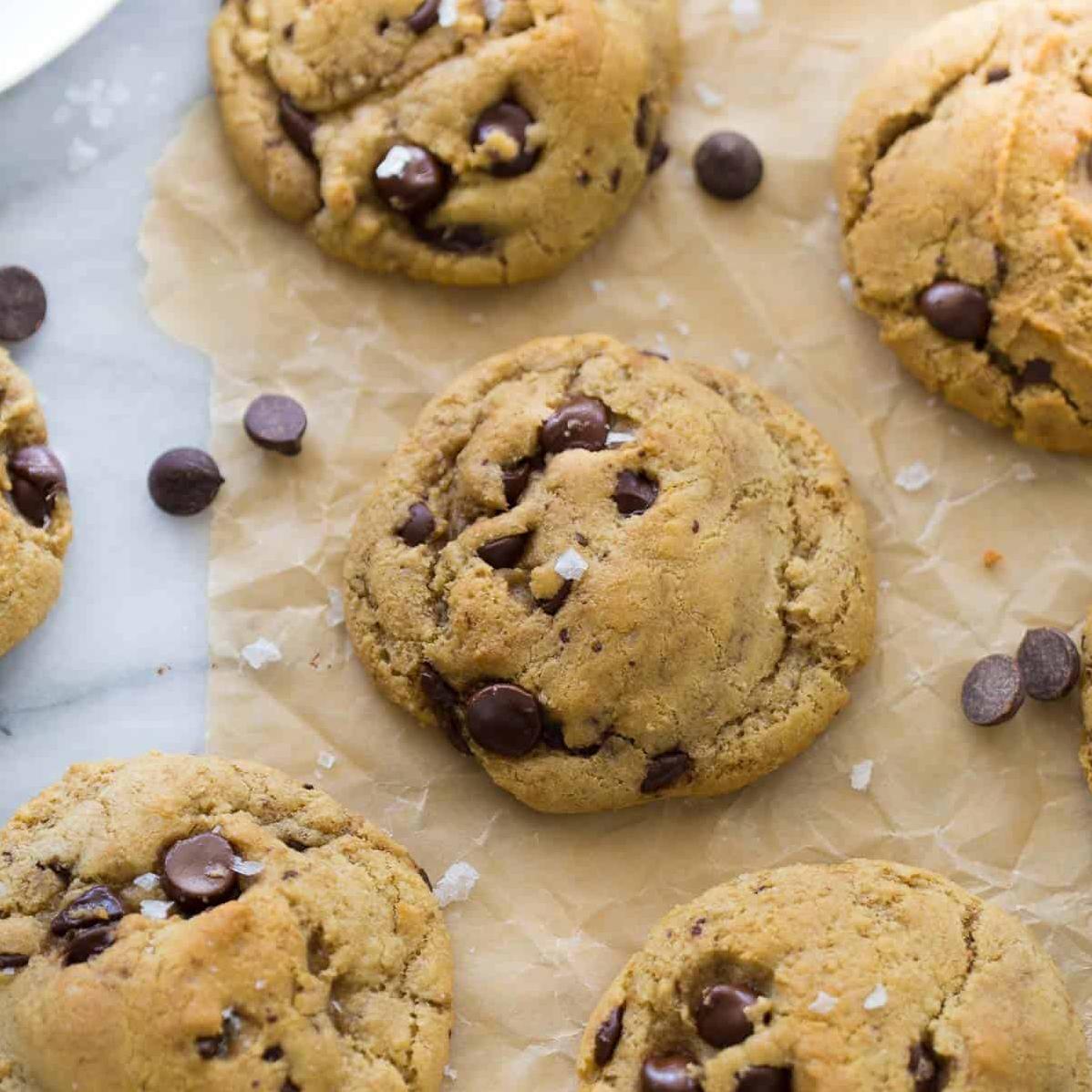 Bite into a warm and gooey chocolate chip cookie