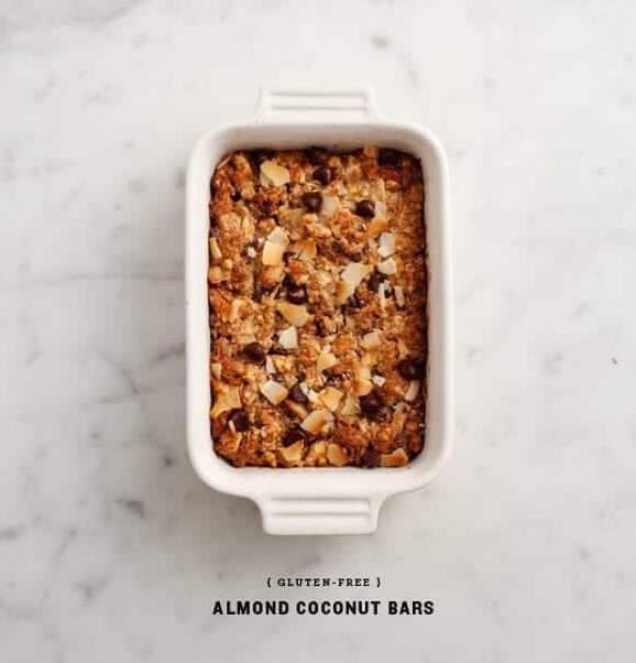  Bite into these soft and chewy gluten-free coconut nut bars!