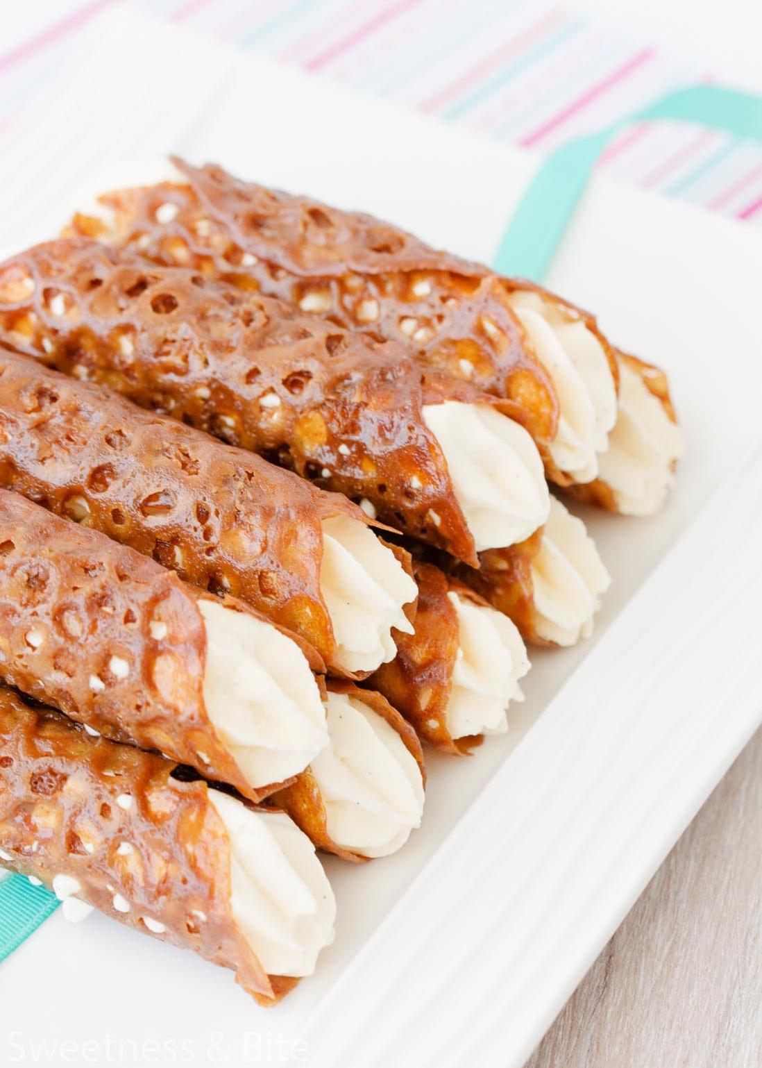  Brandy snaps are a classic dessert and now you can enjoy them gluten-free.