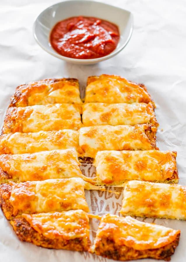  Calling all cheese lovers! These Cauli Cheesy Sticks are for you.