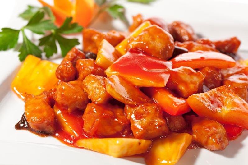  Can't eat gluten? No problem! This sweet and sour pork will satisfy your cravings.