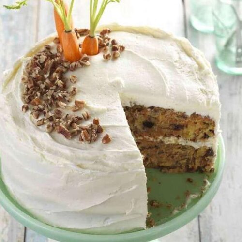 Carrot Cake With Cream Cheese Frosting - Gluten Free