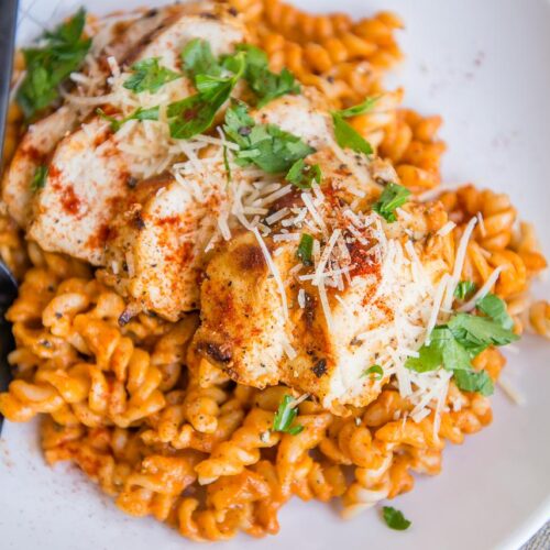 Chicken With Peppers and Pasta (Gluten Free)