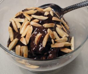 Chocolate Almond Ice Cream (Dairy Free)