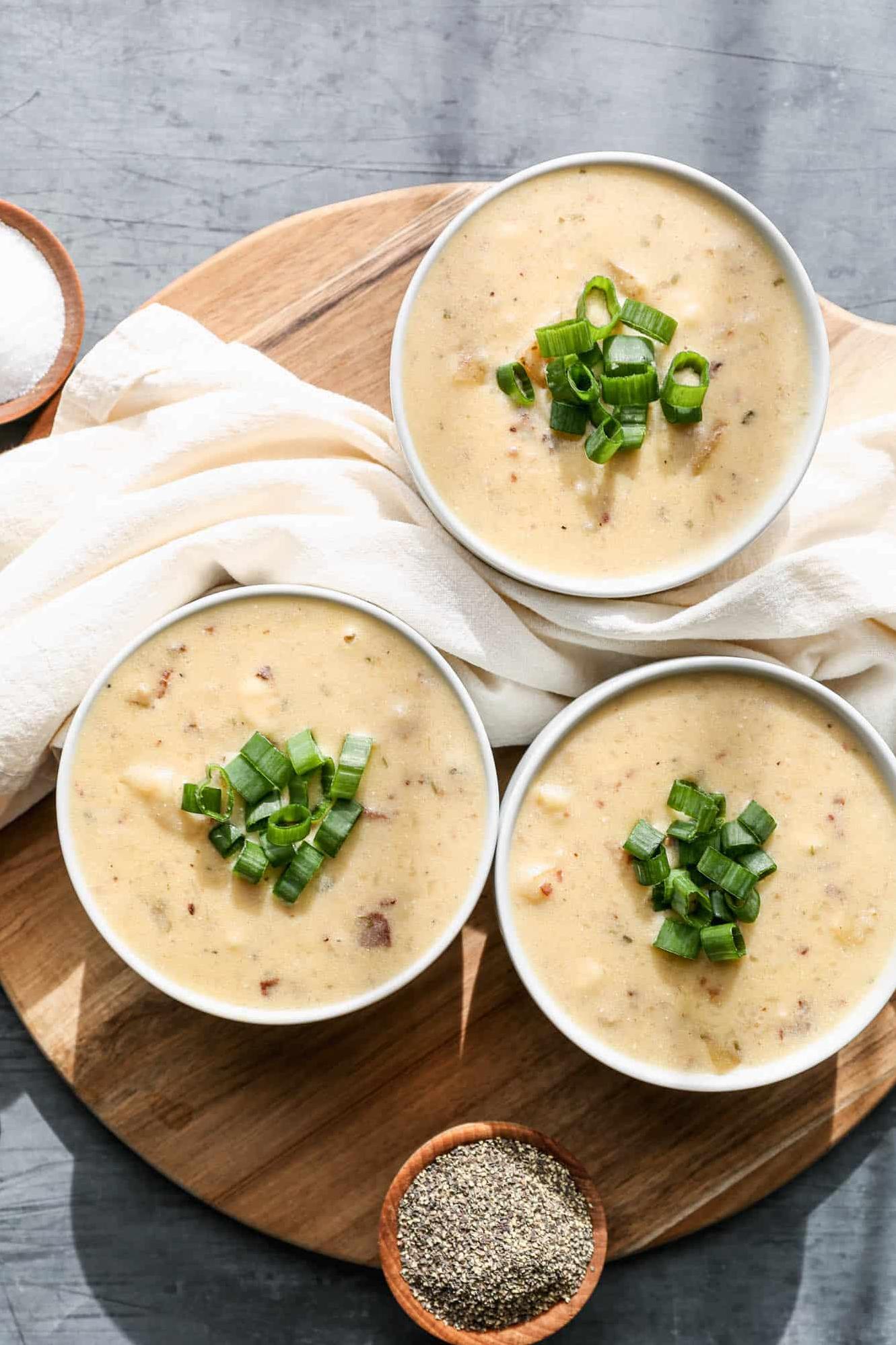 Cozy up with a bowl of this comforting soup on a chilly day.