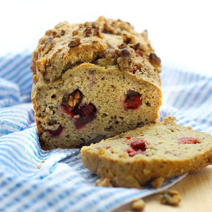  Cranberry Walnut Bread: Gluten-free, dairy-free and oh so delicious!