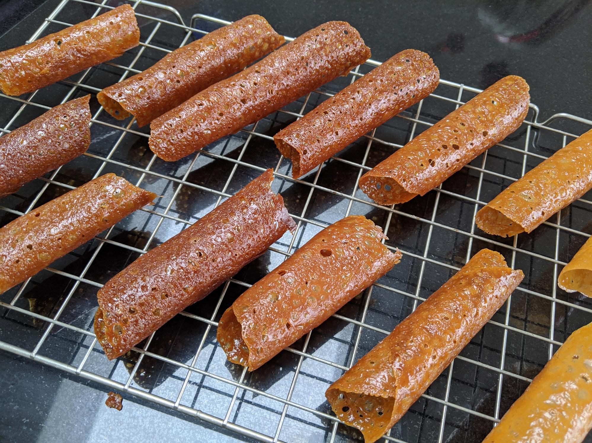  Craving something sweet and crunchy? Brandy snaps to the rescue!