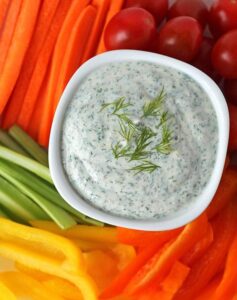 Creamy Veggie Dip - Dairy Free