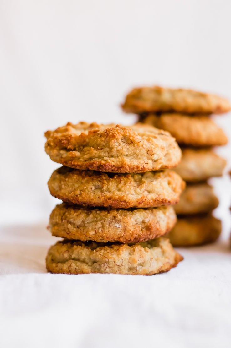  Crispy on the outside, chewy on the inside--these biscuits have the perfect texture.