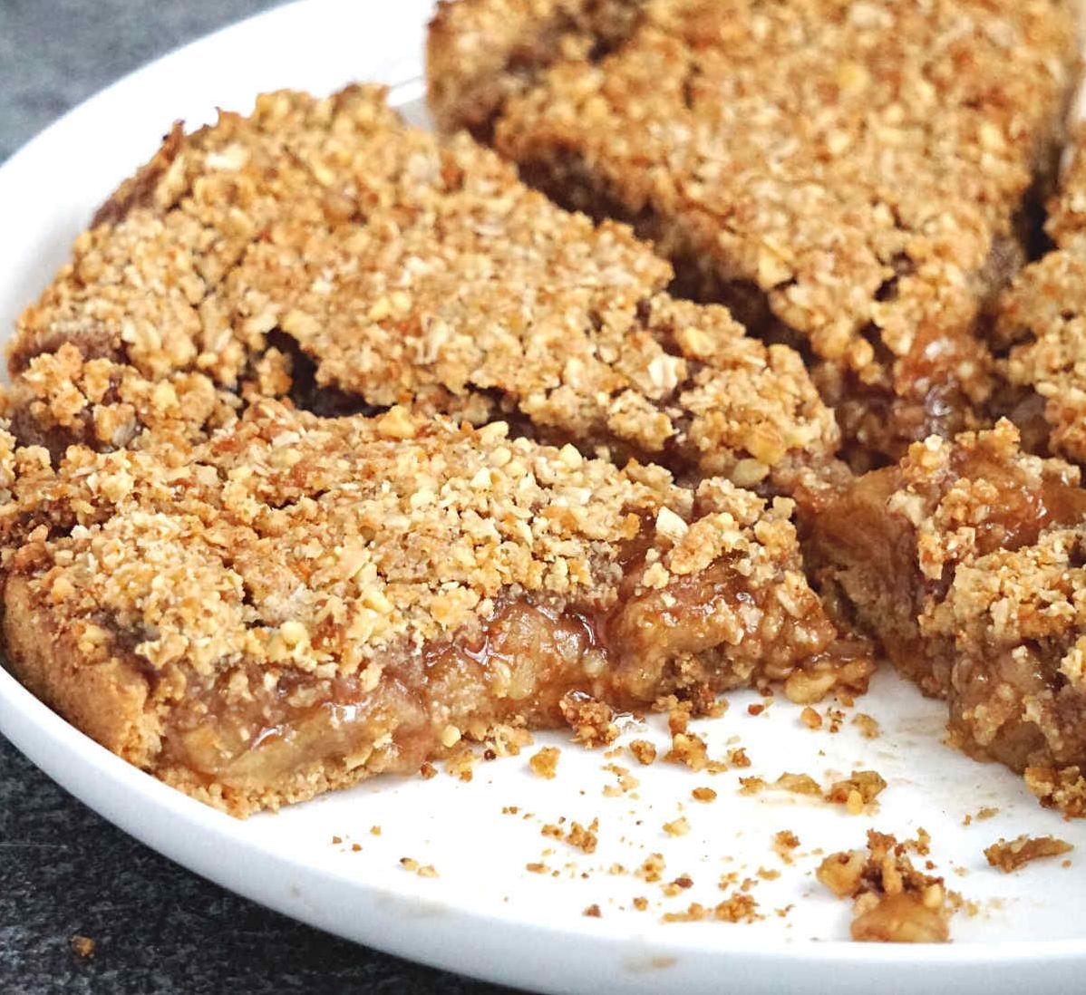  Crispy sweet crumble topping over perfectly spiced apples gives this pie its irresistible crunch