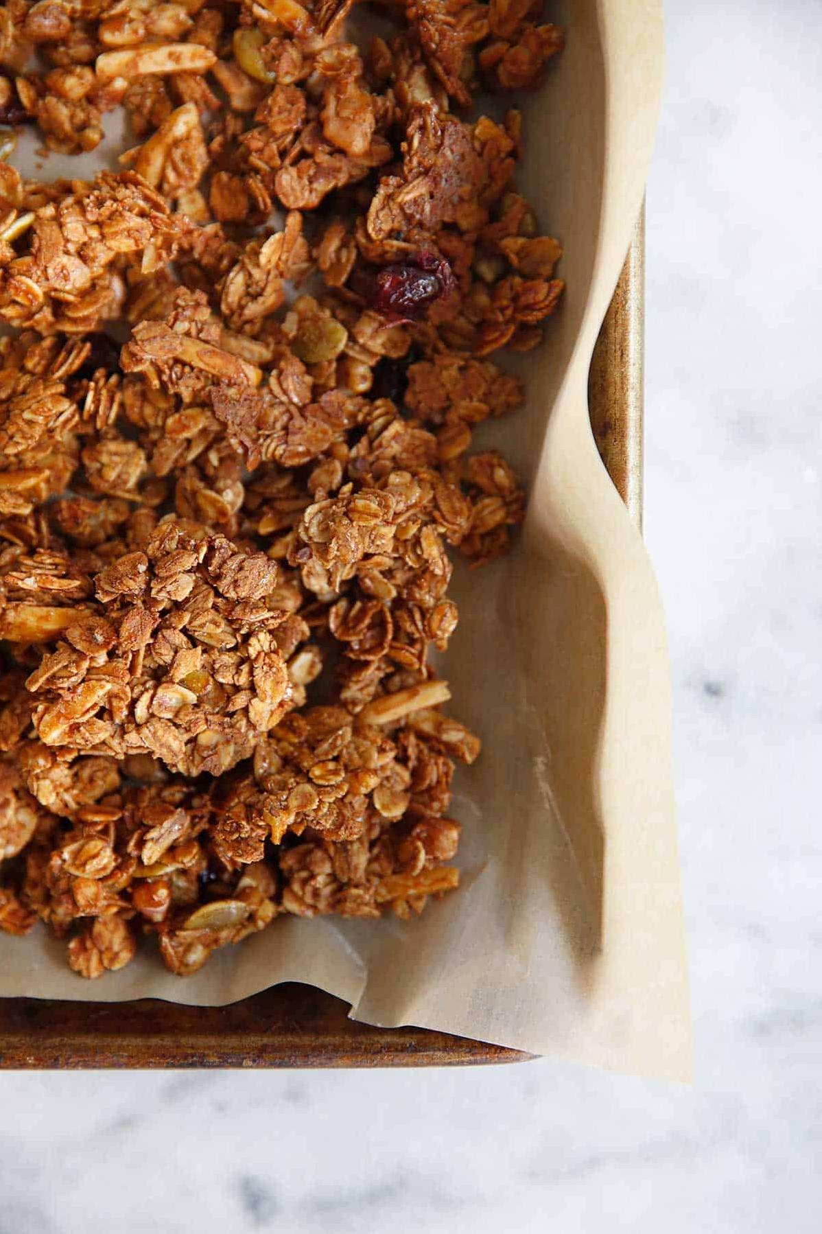  Crunchy, nutty, and perfectly sweetened granola