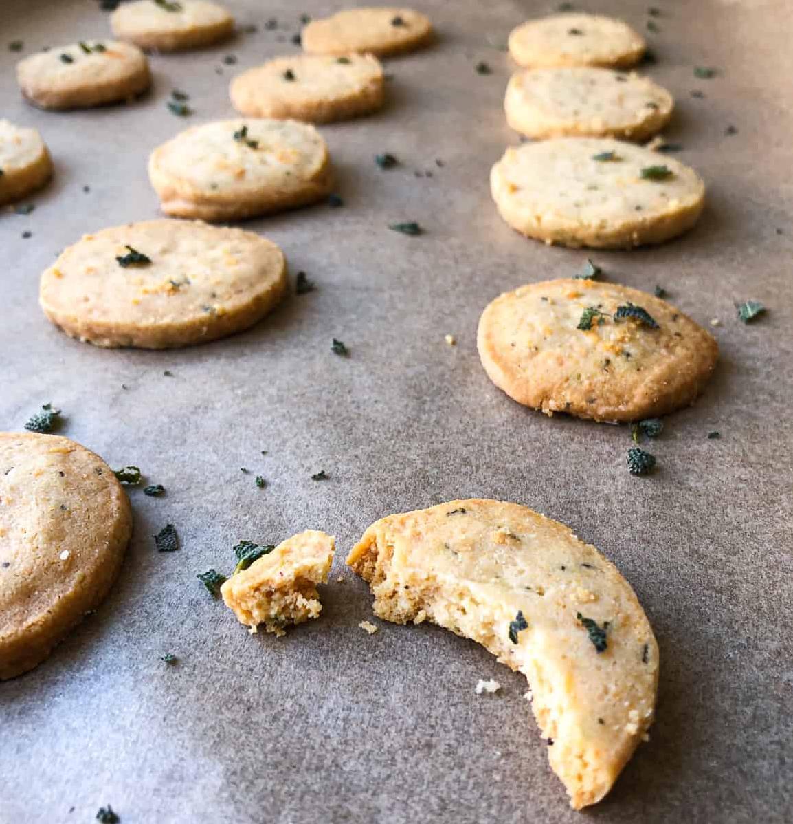  Crunchy, savory, and gluten-free, these crackers make the perfect snack!