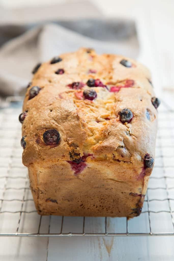  Crunchy walnuts and tart cranberries come together in this bread to make the perfect breakfast or snack.