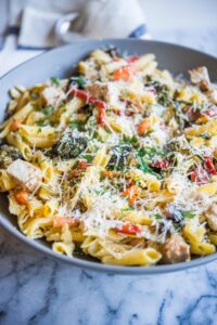 Dairy Free Chicken Pasta Primavera (Gluten Free)