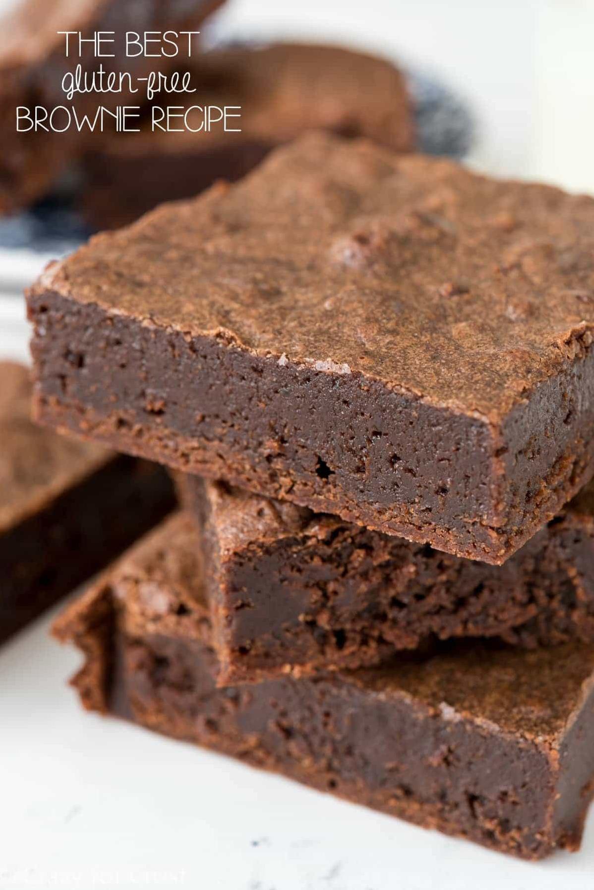  Decadent and rich, these gluten-free brownies are pure fudgy bliss!