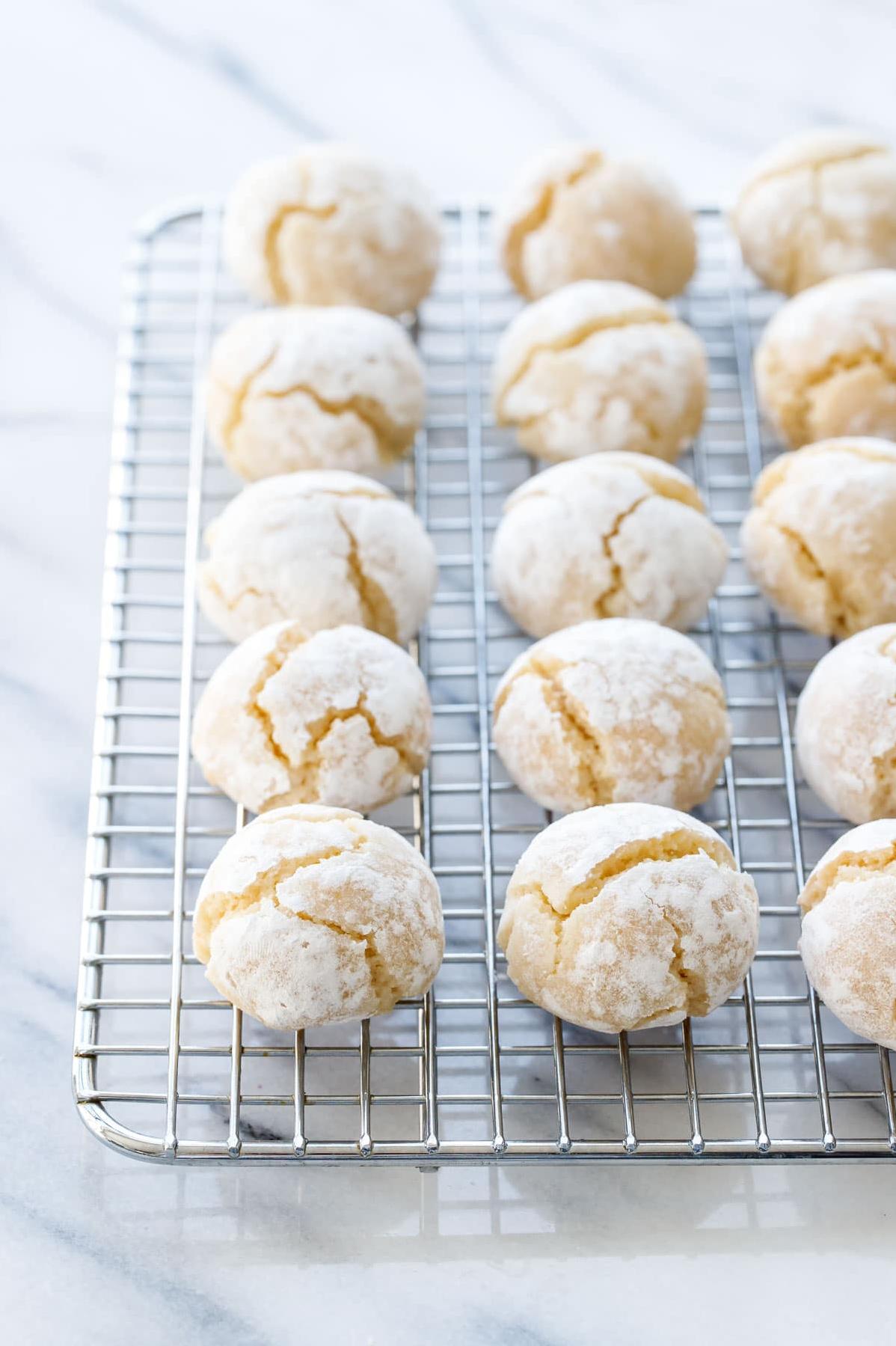  Deliciously chewy and nutty, these amaretti cookies won't let you down.