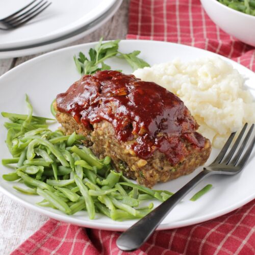 Di's Gluten Free Meatloaf With Mashed Potatoes & Gravy