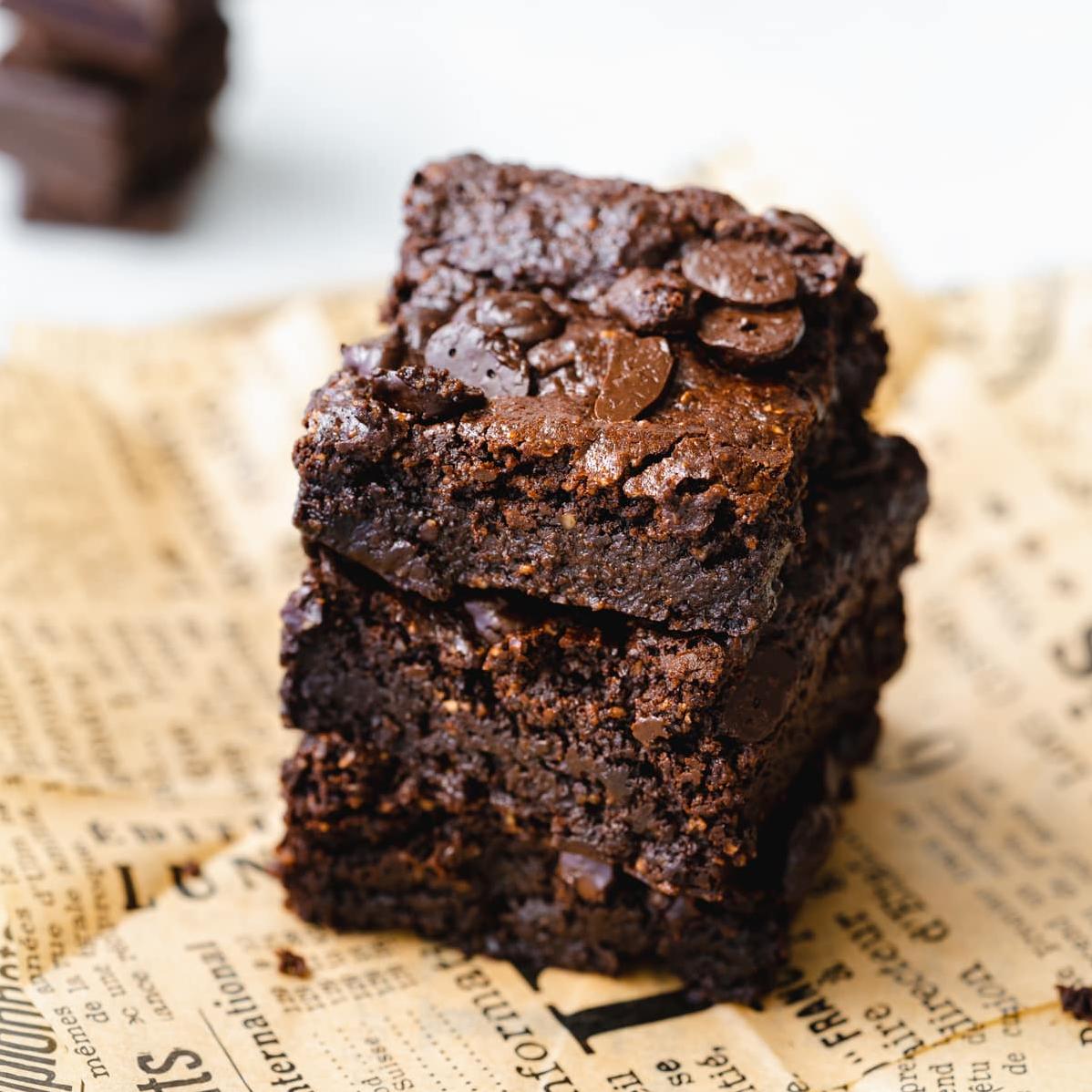  Dive into fudgy goodness with every bite of these decadent brownies.
