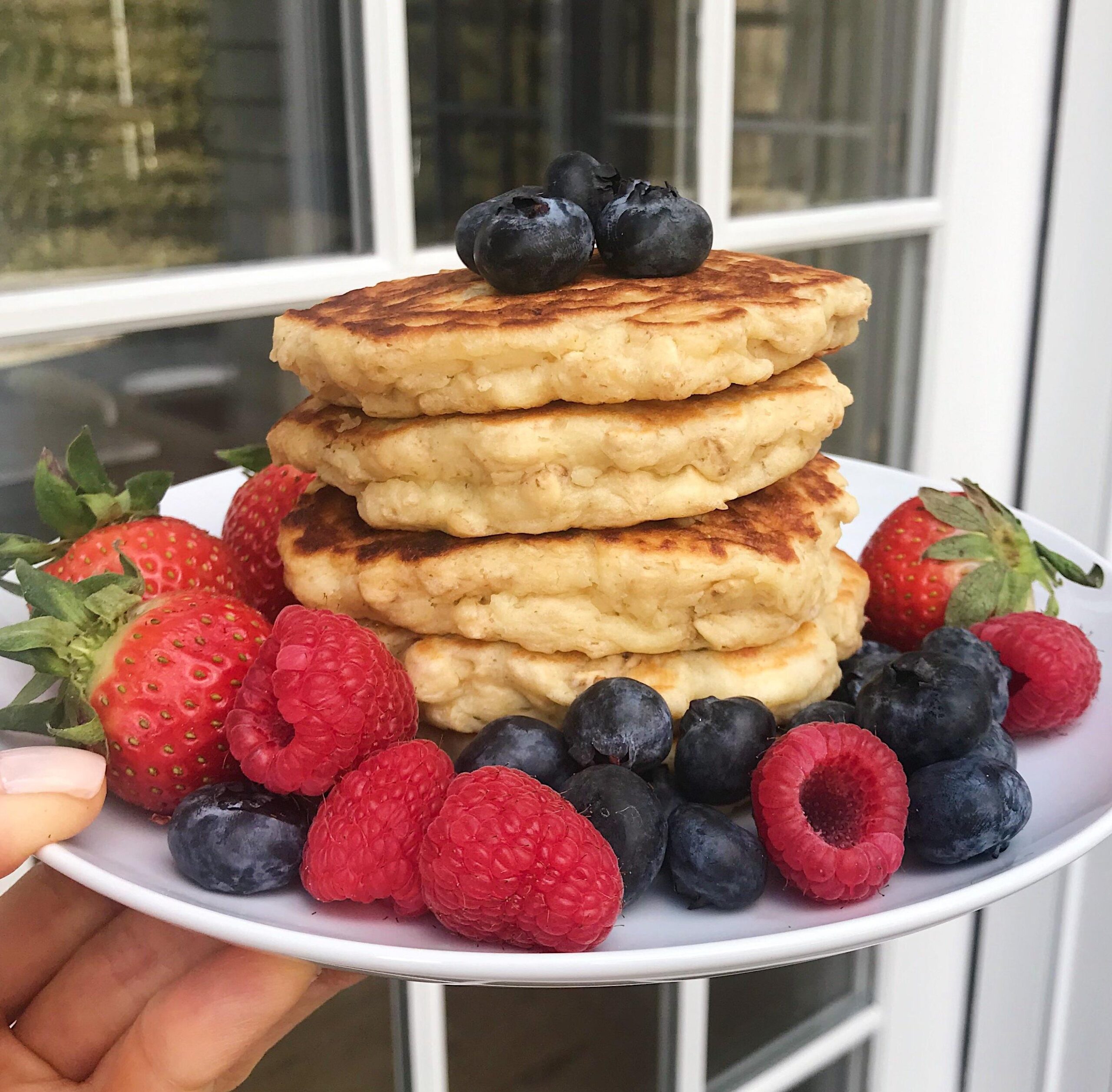  Don't skip breakfast! Try these gluten-free Rolled Oats Pancakes and fuel your day