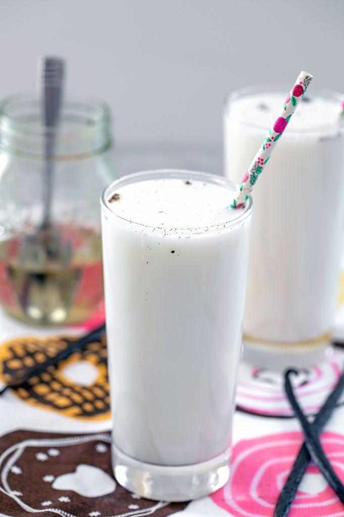  Dreamy and creamy, this Vanilla Egg Cream is a dairy-free delight.