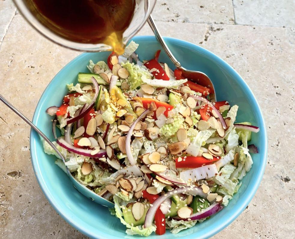  Drizzle this flavorful gluten-free Asian salad dressing on your favorite salad.