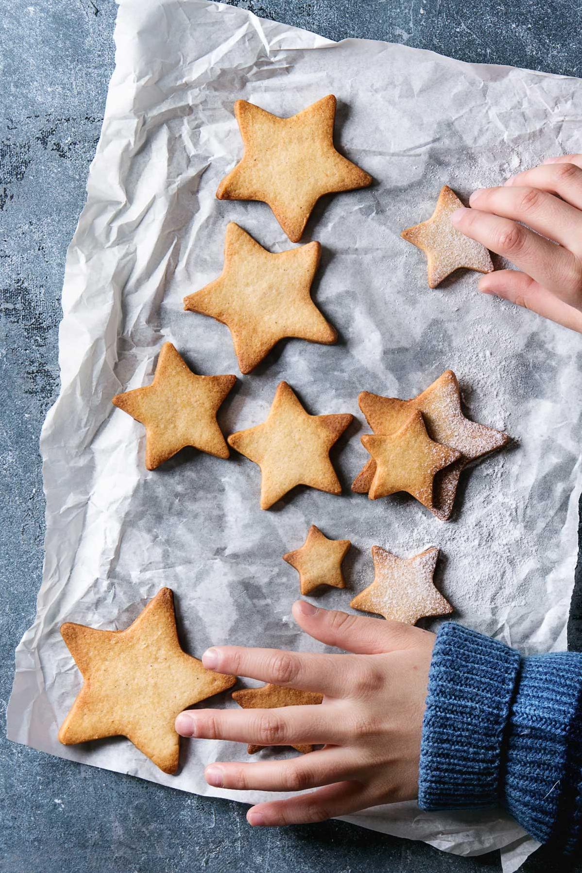  Enjoy a snack of the stars with these gluten-free cookies.
