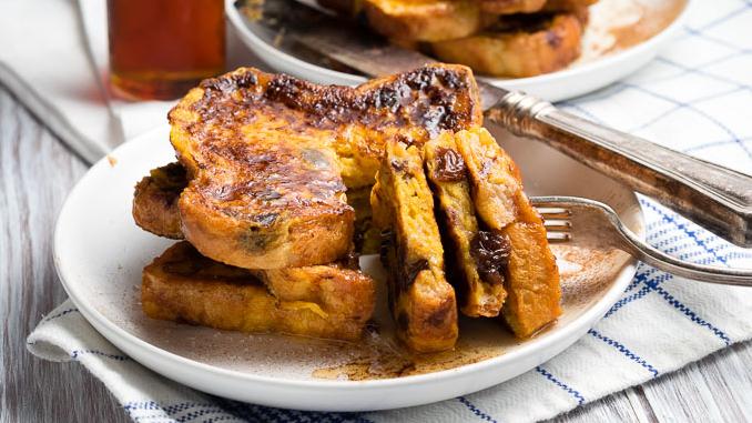  Enjoy the warm and comforting taste of French toast, without the dairy.