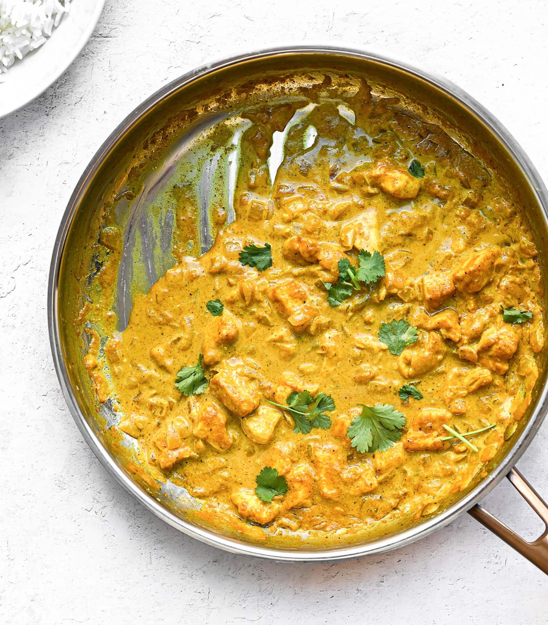  Experience a burst of exotic flavors in every bite of this gluten-free chicken curry.