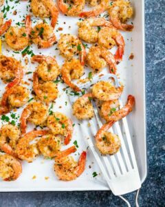 Fast and Easy Broiled Shrimp (Gluten Free)