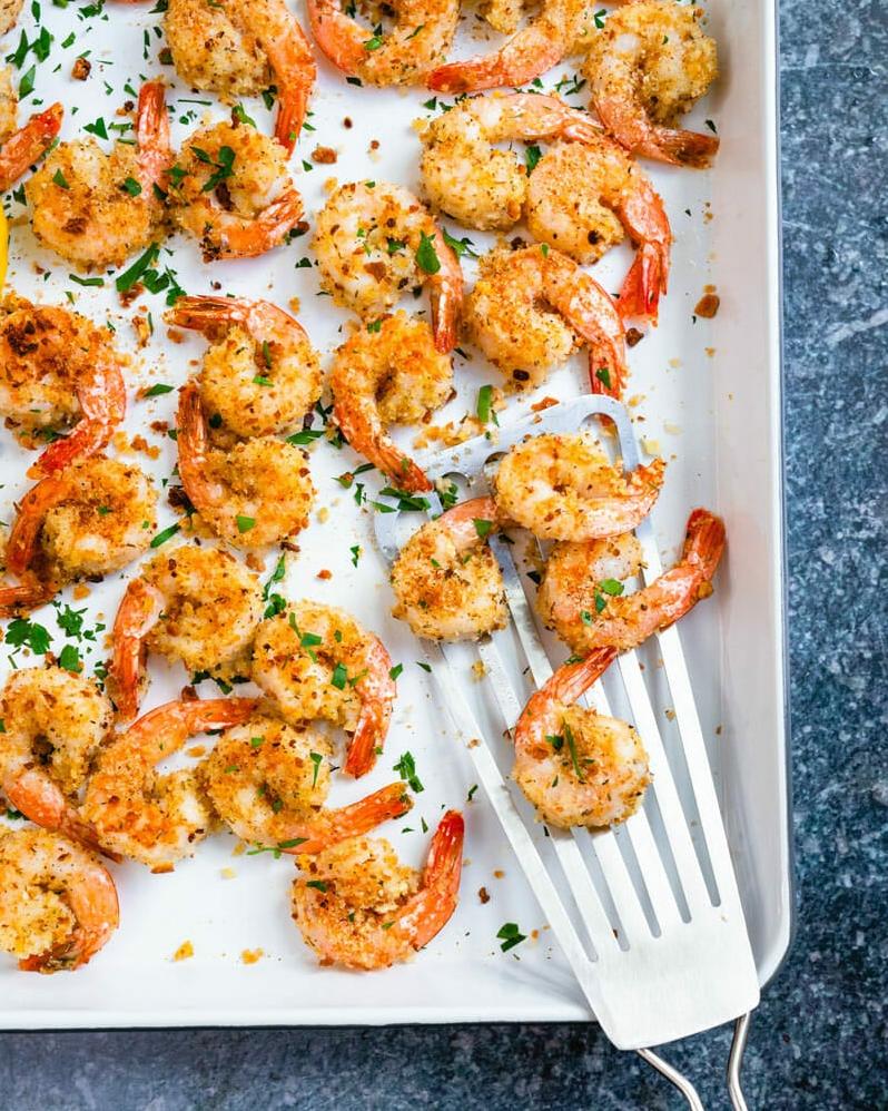 Fast and Easy Broiled Shrimp (Gluten Free)