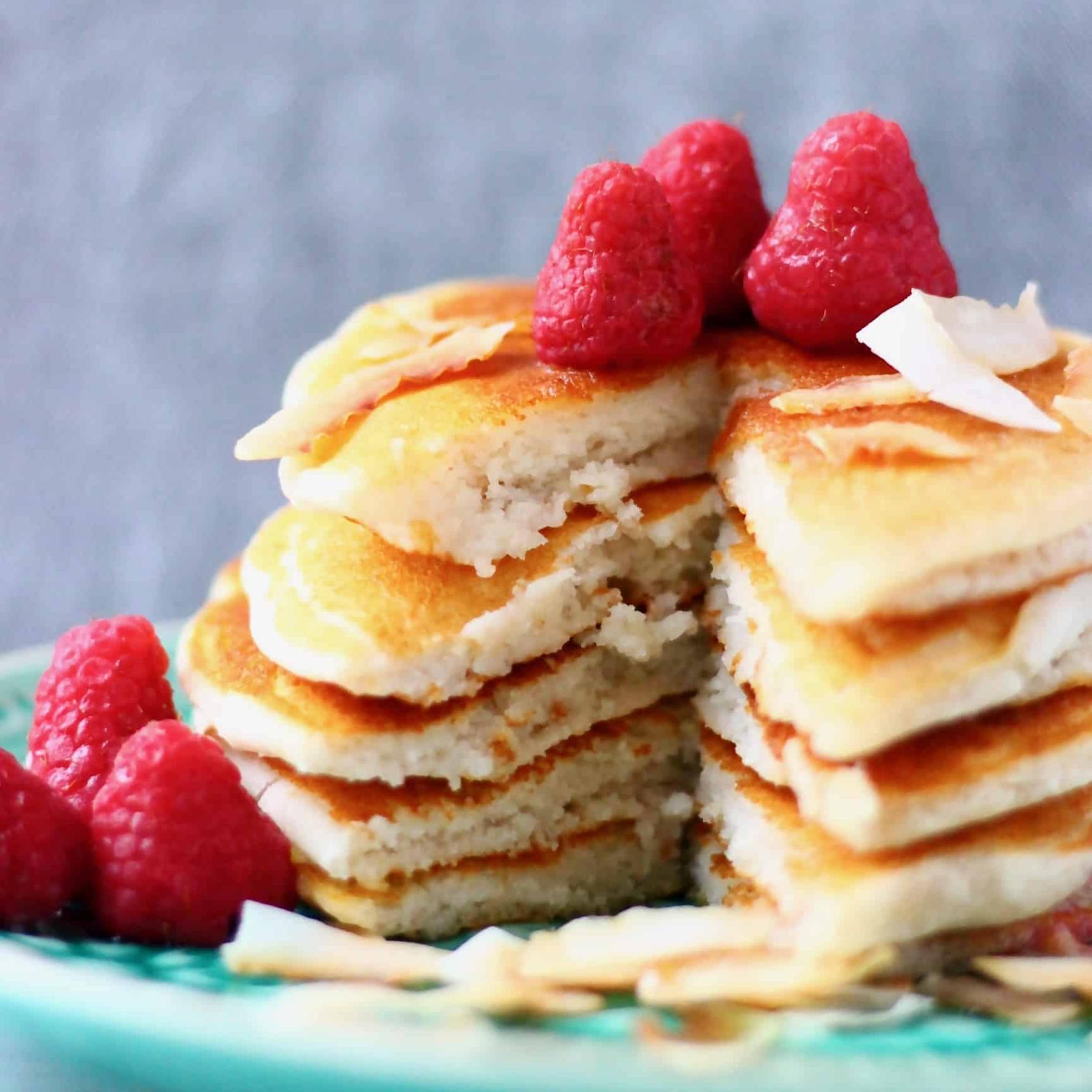  Fluffy coconut pancakes that are gluten-free