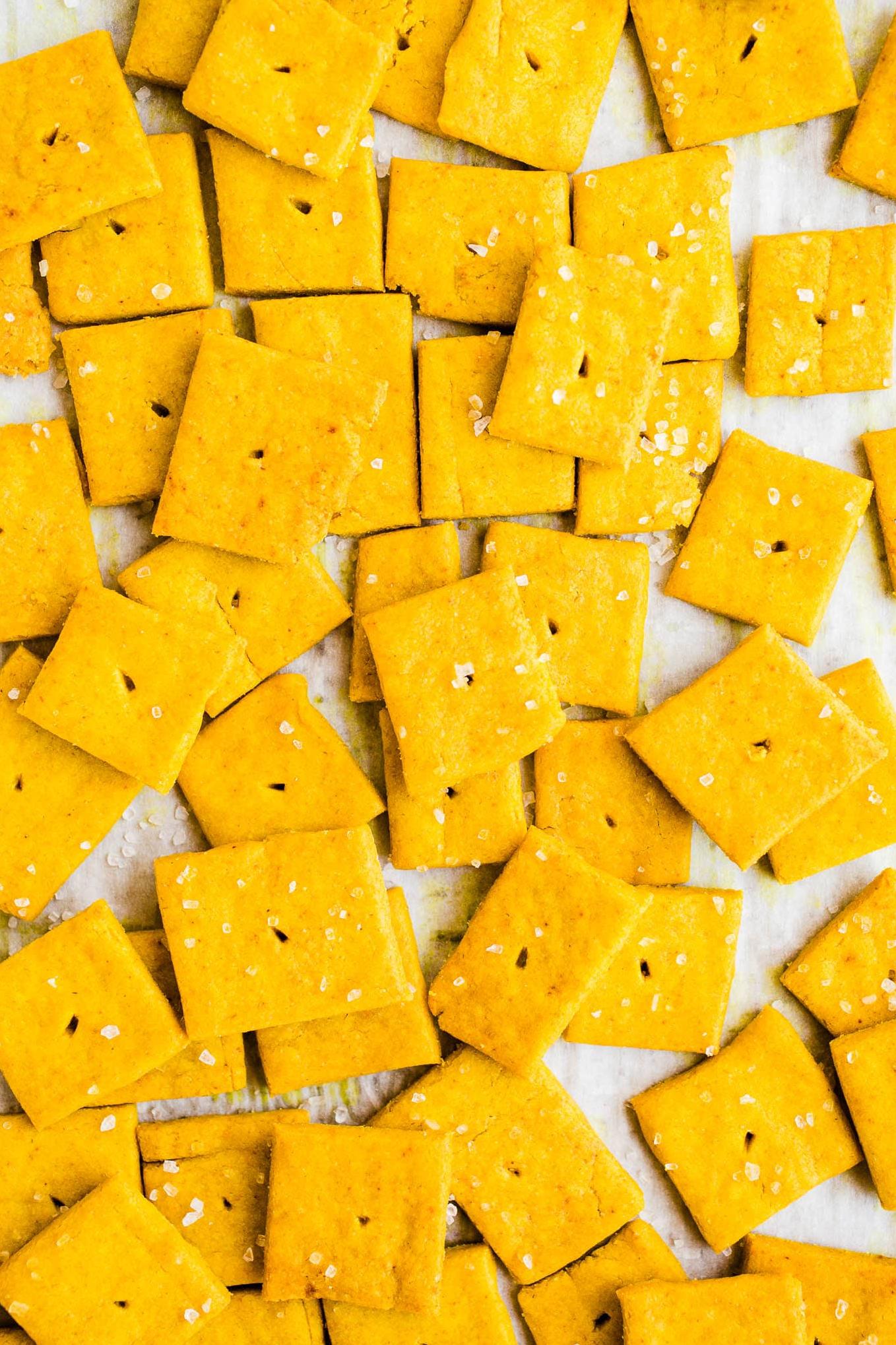  Fresh out of the oven, these crackers are the perfect addition to your snack board or a tasty standalone treat.