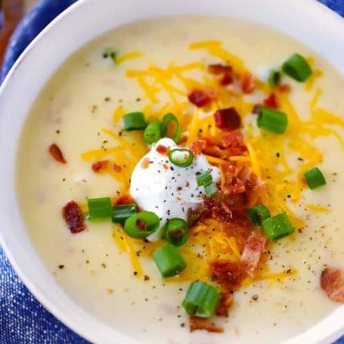  From Instant Pot to dinner table: gluten-free baked potato soup in a snap.