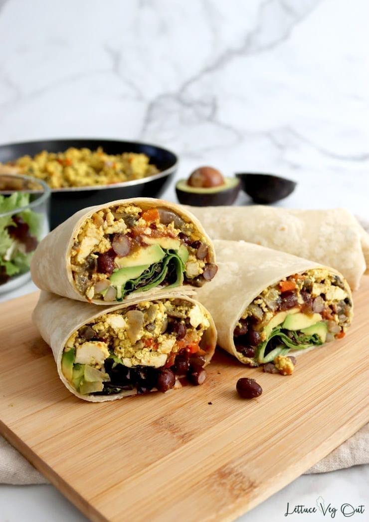 Fuel up for a busy day ahead with this hearty breakfast burrito.