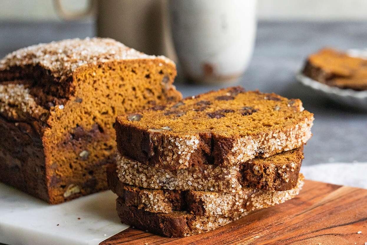  Get cozy with this pumpkin goodness on a chilly day.
