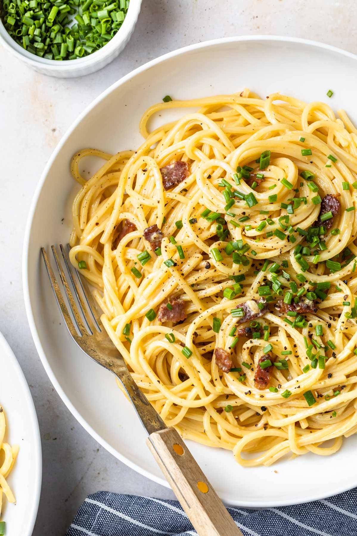  Get ready for a carbonara recipe that doesn't include dairy but still tastes amazing