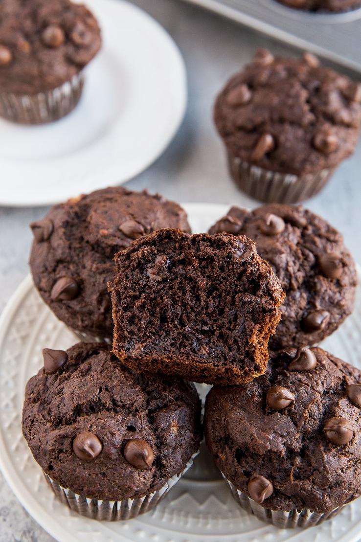  Get ready for a chocolate overload with these heavenly muffins.