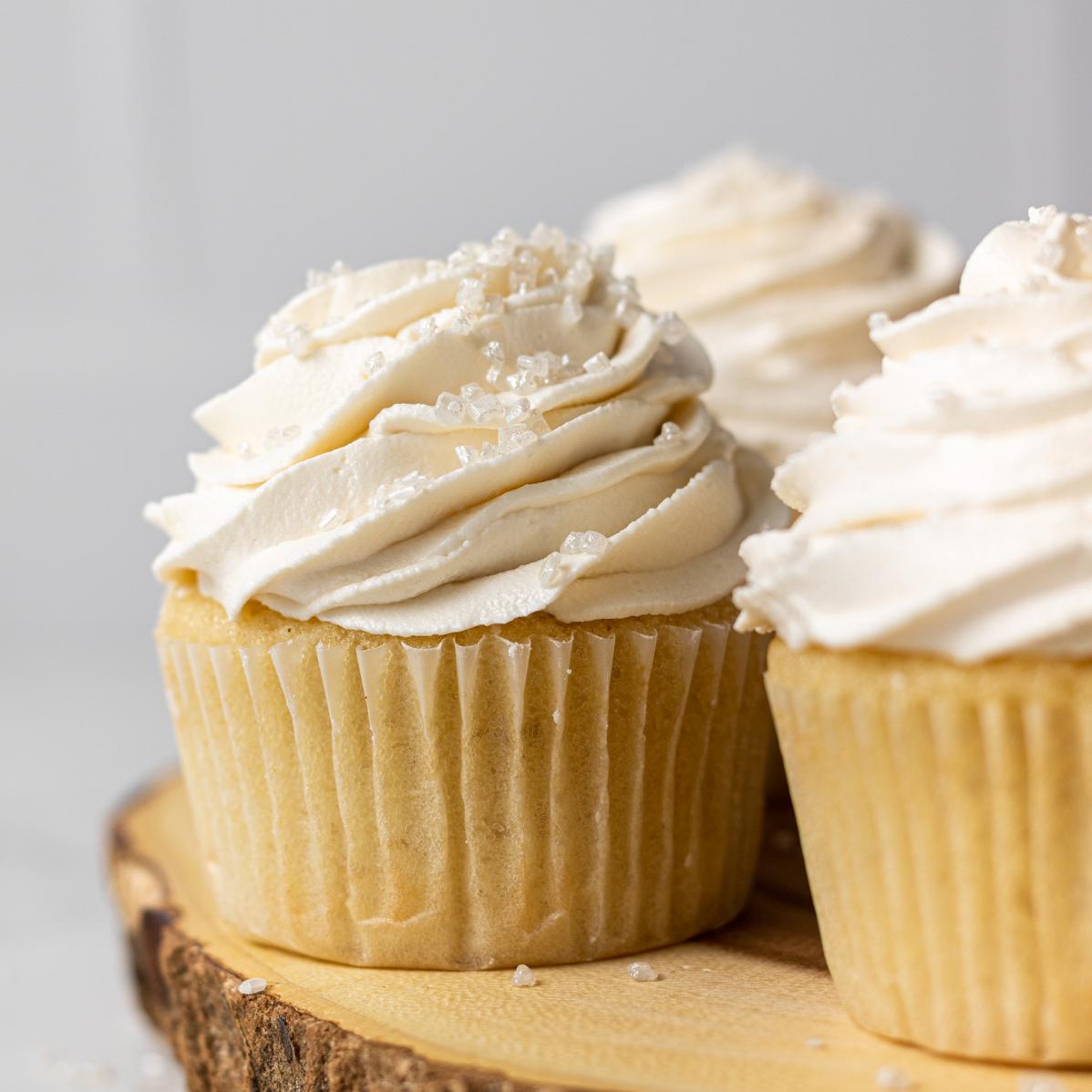 Get ready for a sweet treat with our Bakery-style Vanilla Cupcakes.